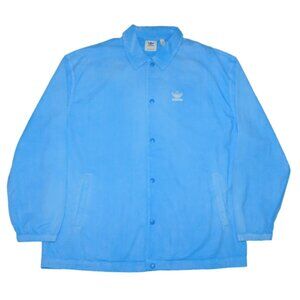Adidas Essentials Cotton Button Up Dye Coaches Jacket